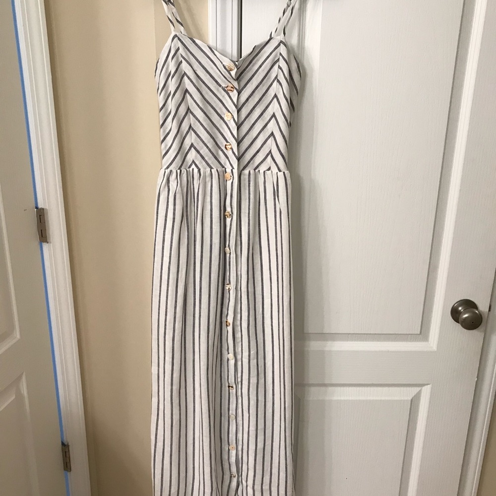 Stripe Maxi Dress